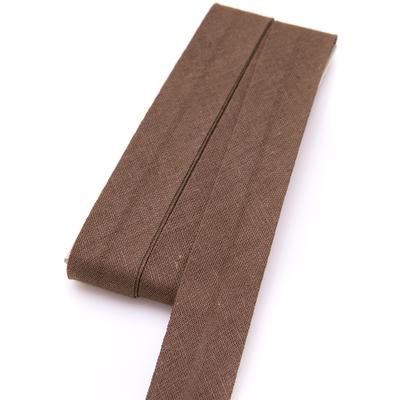buttinette Biais en coton, marron, largeur : 2 cm, longueur : 5 m