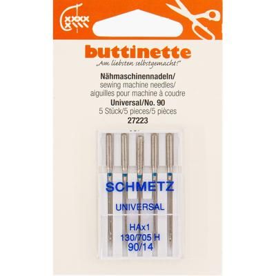 buttinette Aiguilles pour machine à coudre "universel", épaisseur : 90, 5 pièces