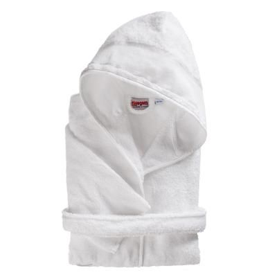 buttinette Peignoir à capuche enfant, blanc