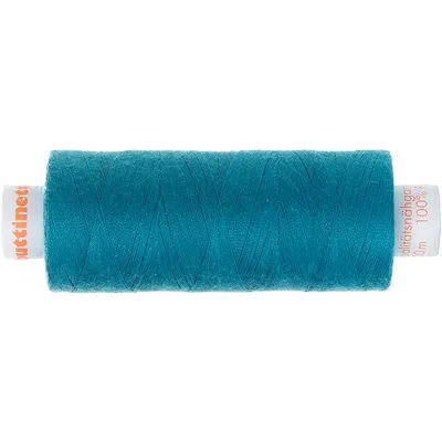 buttinette Fil à coudre universel, grosseur : 100, bobine de 500 m, turquoise