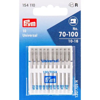 Prym Aiguilles pour machine à coudre "universel", grosseur : 70 - 100, contenu : 10 pièces