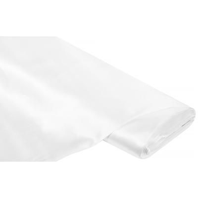 Tissu satin uni "Gala", blanc