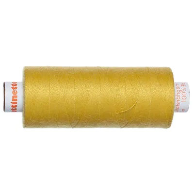 buttinette Fil à coudre universel, grosseur : 100, bobine de 500 m, citron