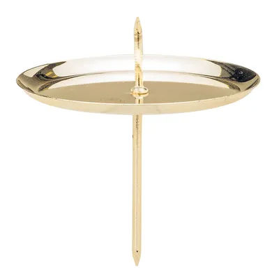 Supports pour bougies, doré, 6 cm Ø, 4 pièces