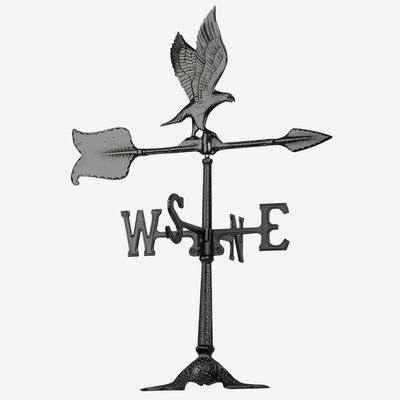 Eagle Accent Weathervane by Whitehall Products in Black