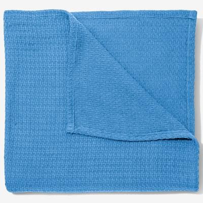 BH Studio Extra Large Cotton Blanket by BH Studio in Marine Blue (Size FL/QUE)