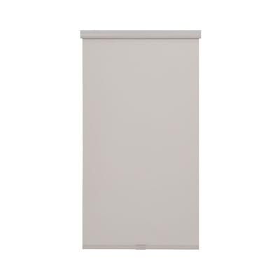 Wide Width Cordless Spring Sunscreen Roller Shade by Whole Space Industries in Pewter (Size 36" W 66" L)