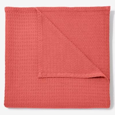 BH Studio Cotton Blanket by BH Studio in Coral (Size KING)