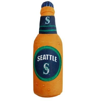 Seattle Mariners Bottle Dog Toy, Medium, Brown