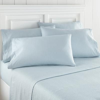 Seersucker Sheet Sets by Shavel Home Products in Powder (Size KING)