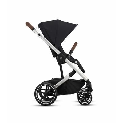 Cybex Balios S Lux Full Size Stroller + Aton 2 SensorSafe Travel System Bundle - Magnolia Pink / Lav