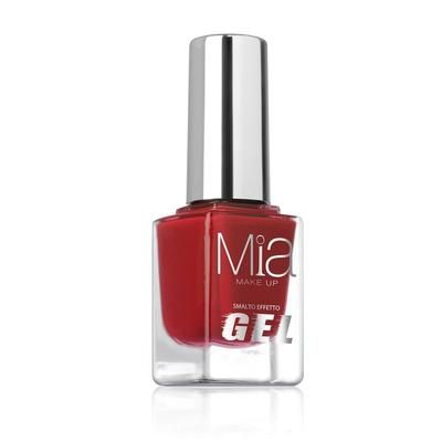 Mia Make Up - NAIL POLISH GEL EFFECT Smalti 11 ml Rosso scuro female