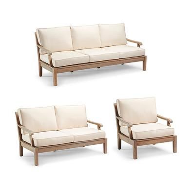 Cassara Tailored Furniture Covers - Seating, Coffee Table, Sand - Frontgate