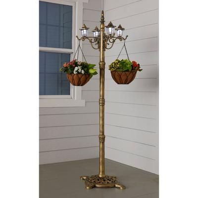 Solar Lamp Post by BrylaneHome in Bronze Light