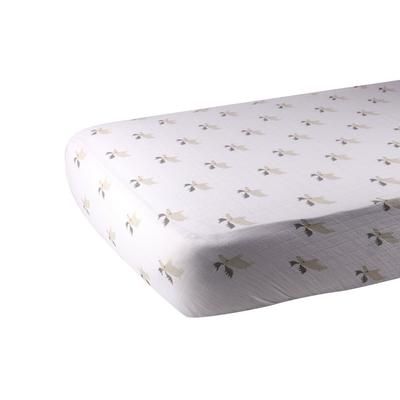 Mister Moose Cotton Muslin Crib Sheet - Newcastle Classics 616