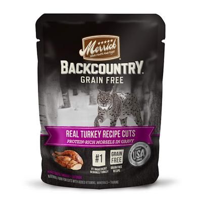 Backcountry Grain Free Real Turkey Recipe Cuts in Gravy Wet Cat Food, 3 oz.