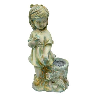 Girl With Flower Pot- Jeco Wholesale ODGD016
