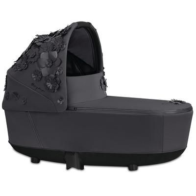 Cybex Priam Lux Carry Cot - Simply Flowers - Dream Grey