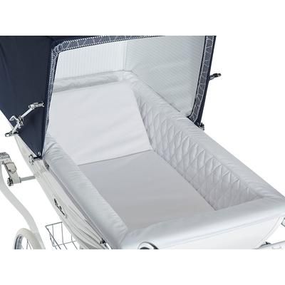 Silver Cross Balmoral Pram - White / Navy