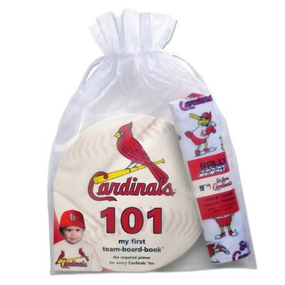 St Louis Cardinals 101 Book with Rally Paper - ST LOUIS CARDINALS GIFT SET