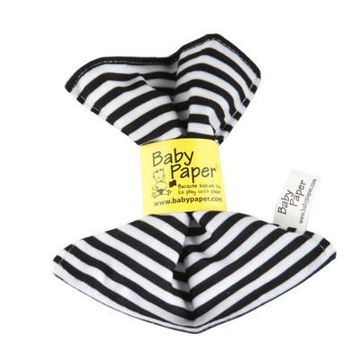 Black/White Stripe Baby Paper - BLACK-WHITE STRIPE