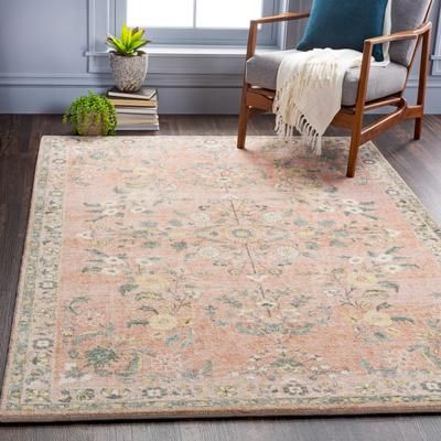 Livabliss Arrietty Vintage Floral Oriental Area Rug