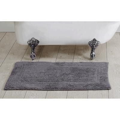 Lux Collections Mat Rug 24" X 40" Rectangle by Better Trends in Gray
