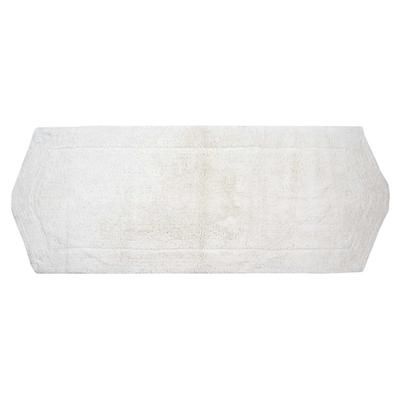 Waterford Bath Rug Collection by Home Weavers Inc in Ivory (Size 22" X 60")