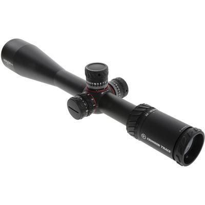 Crimson Trace Hardline Pro Rifle Scope 6-24x50mm 30mm Tube First Focal Plane Illuminated CT Custom MR1-MOA Reticle MOC Coating Black 01-01040