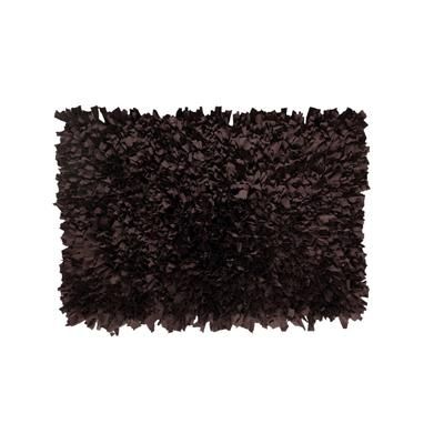 Bella Premium Jersey Shaggy Area Rug by Home Weavers Inc in Brown (Size 24" X 36")