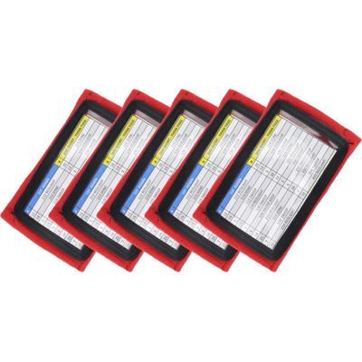 Sports Unlimited Youth Football Triple Wrist Coach (5 Pack) Scarlet