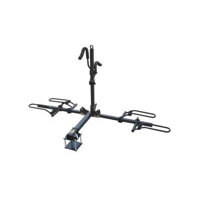 Stromberg Carlson Platform Style 2 Bike Rack With Bumper Hitch Adapter BC-202BA