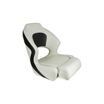 Springfield Marine Deluxe Sport Flip-Up Bucket Chair - Charcoal And White 1043253