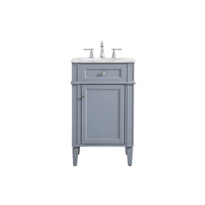 21 inch single bathroom vanity in grey - Elegant Lighting VF12521GR