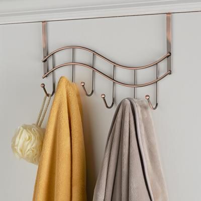Over-the-Door Rack by BrylaneHome in Bronze
