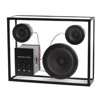 Transparent Bluetooth Speaker (Black with Red Wiring) TS-B-R
