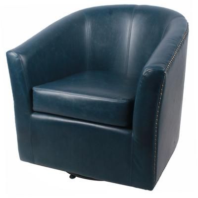 Ernest Bonded Leather Swivel Chair - New Pacific Direct 1900046-V05