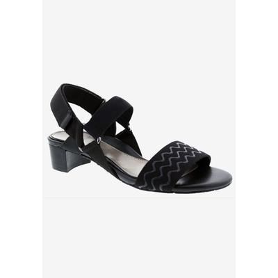 Women's Virtual Sandal by Ros Hommerson in Black Elastic (Size 10 M)