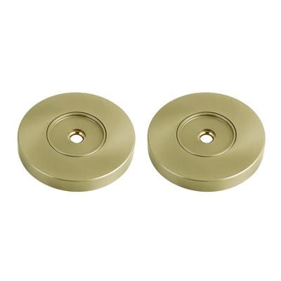 Kingston Brass GDRF814127 Laurel 1-1/4-Inch Grab Bar Flange (1 Pair), Brushed Brass - Kingston Brass GDRF814127