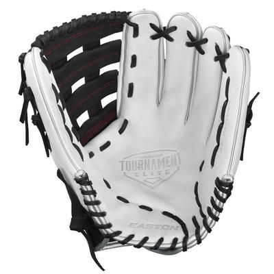 Easton Tournament Elite TESP14 14" Slowpitch Softball Glove - Right Hand Throw White/Black