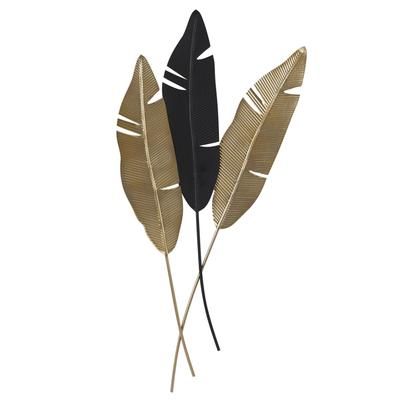 Gold Iron Contemporary Wall Decor by Quinn Living in Gold