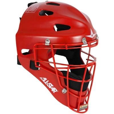 All Star Adult Player's Series Catcher's Helmet Scarlet
