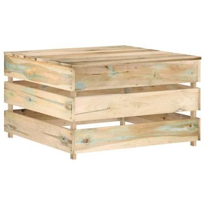 vidaXL Tavolo da Giardino in Pallet in Legno di Pino Impregnato