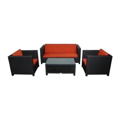 Coto de Casa 4-Piece Deep Seating Set - Anderson Teak SR-5010