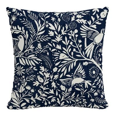 18" Outdoor Pillow by Skyline Furniture in Navy Grey