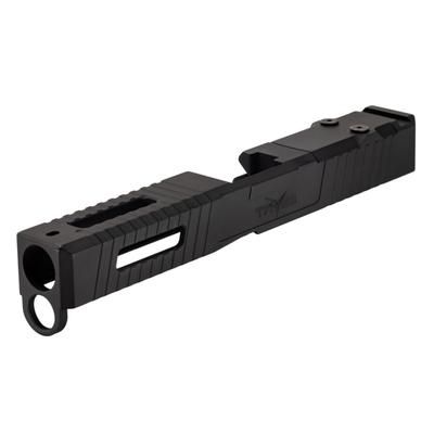 TRYBE Defense Pistol Slide Glock 17 Gen 4 DeltaPoint Pro Cut Version 1 Black Cerakote SLDG17G4DP-BN