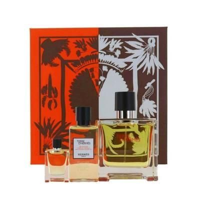 Terre d'Hermes Parfum 3 Piece Gift Set Standard Eau De Parfum for Men