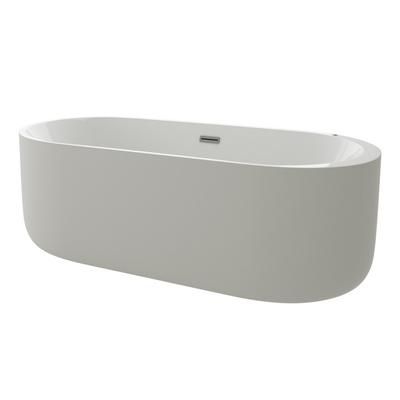 "Broxton 67" Freestanding Air jetted Bathtub with no faucet - A&E Bath and Shower BT-601J-67"