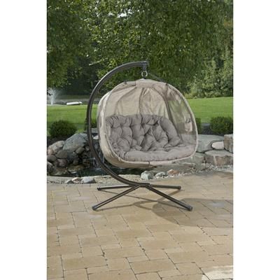 Hanging Pumpkin Patio Chair - Bark by Flowerhouse in Bark