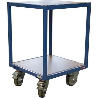 desserte à 2 plateaux bois - charge 400 kg - fimm